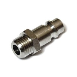 BAMAX BX12D/1 Αντάπτορας (νιπέλ) αέρος γερμανικού τύπου 1/4" αρσενικός