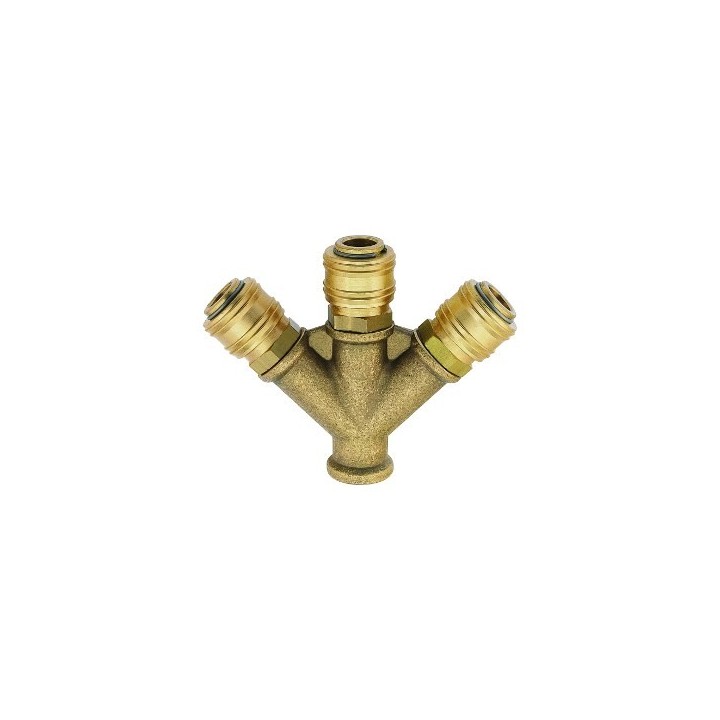 BAMAX Βάνα τριών δρόμων σε ορείχαλκο BX1859V3