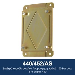 ECODORA 440/452/AS Σταθερό καρούλι σωλήνα Αναρρόφηση λαδιού 150 bar σω