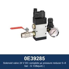 ECODORA 0E39285 Ηλεκτροβαλβίδα 24 V DC πλήρης με μειωτή πίεσης 0–8 bar