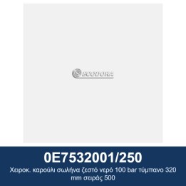 ECODORA 0E7532001/250 Χειροκ. καρούλι σωλήνα ζεστό νερό 100 bar τύμπαν