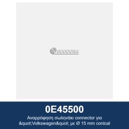 ECODORA 0E45500 Σύνδεσμος σωληνακίου αναρρόφησης για "Volkswagen" με Ø