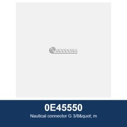 ECODORA 0E45550 Σύνδεσμος σκαφών G 3/8" m