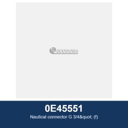 ECODORA 0E45551 Σύνδεσμος σκαφών G 3/4" (f)