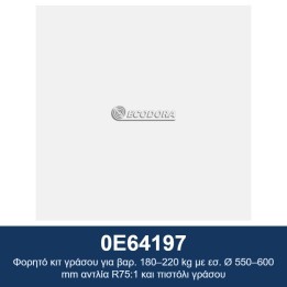 ECODORA 0E64197 Φορητό κιτ γράσου για βαρ. 180–220 kg με εσ. Ø 550–600
