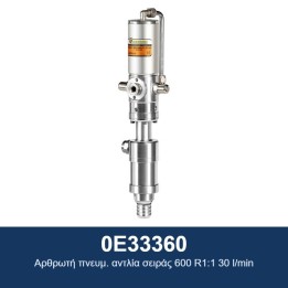 ECODORA 0E33360 Αρθρωτή πνευμ. αντλία σειράς 600 R1:1 30 l/min