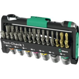 Wera Tool-Check 1 – Σετ καστάνιας με μύτες και καρυδάκια 38 τεμ.