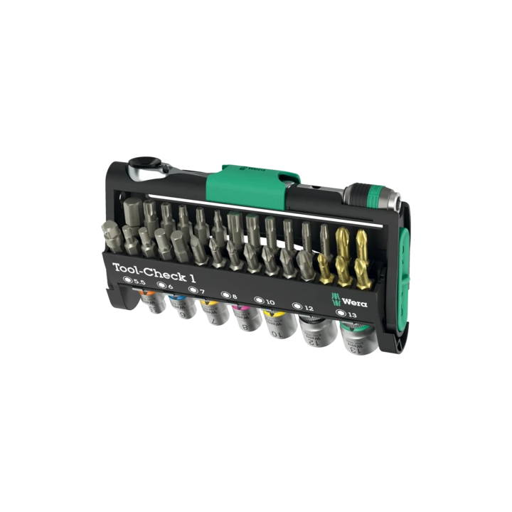 Wera Tool-Check 1 – Σετ καστάνιας με μύτες και καρυδάκια 38 τεμ.