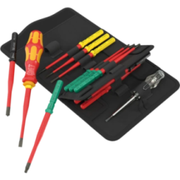 Wera Kraftform Kompakt VDE 16 extra slim 1 Tool Finder – Σετ μονωμένου