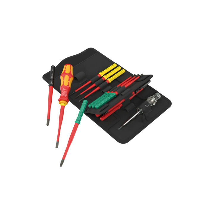 Wera Kraftform Kompakt VDE 16 extra slim 1 Tool Finder – Σετ μονωμένου
