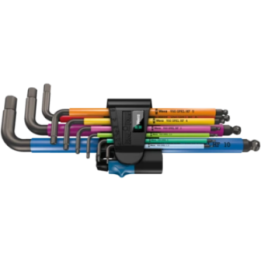Wera 950/9 Hex-Plus Multicolour HF 1 – Σετ κλειδιών άλεν Γ με λειτουργ