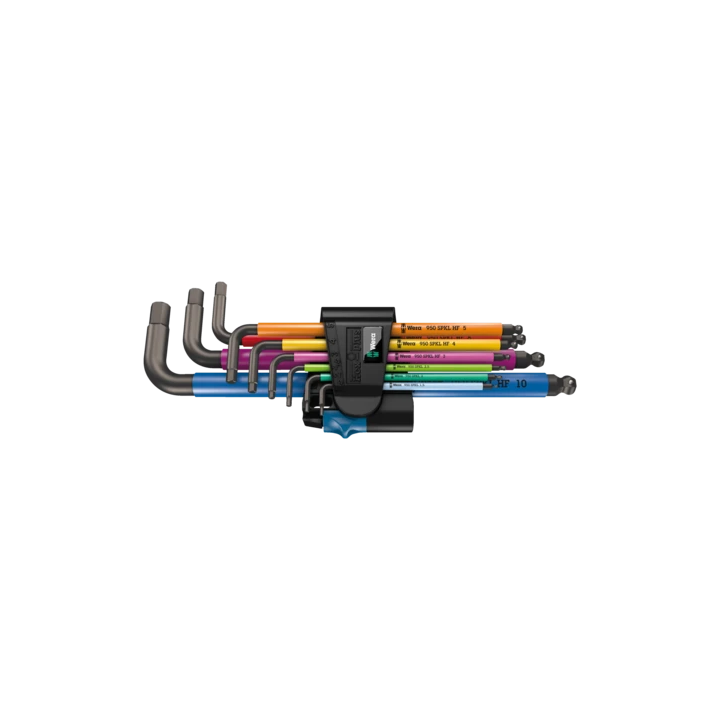 Wera 950/9 Hex-Plus Multicolour HF 1 – Σετ κλειδιών άλεν Γ με λειτουργ