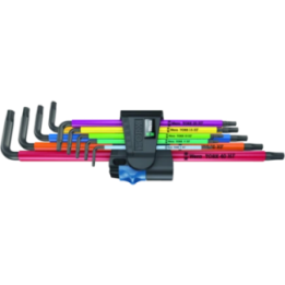 Wera 967/9 TX XL Multicolour HF 1 – Σετ μακριών κλειδιών TORX Γ με λει