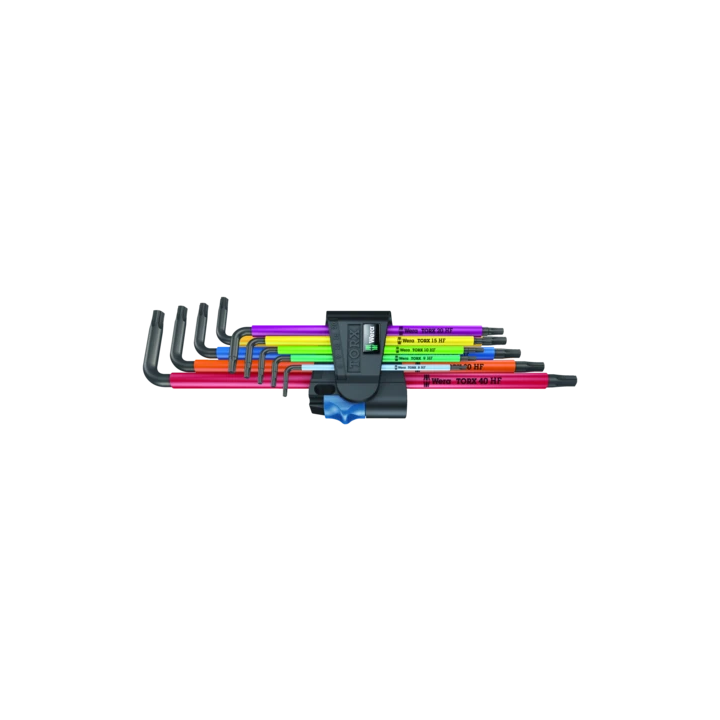 Wera 967/9 TX XL Multicolour HF 1 – Σετ μακριών κλειδιών TORX Γ με λει