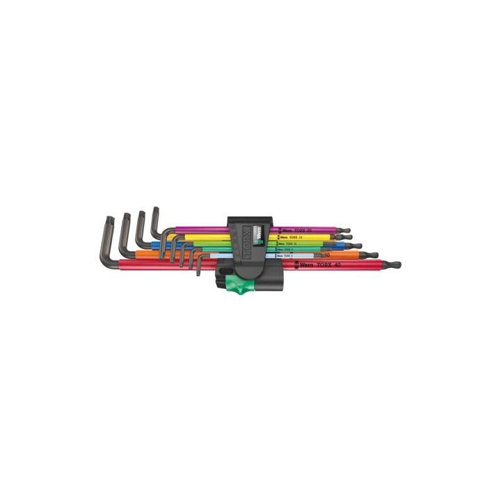 Wera 967/9 TX XL Multicolour 1 – Σετ μακριών κλειδιών TORX Γ 9 τεμ.