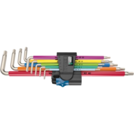 Wera 3967/9 TX SXL Multicolour HF Stainless 1 – Σετ ανοξείδωτων κλειδι