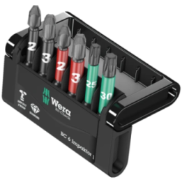 Wera Bit-Check 6 Impaktor 1 – Σετ μυτών Impaktor 50 mm για παλμικά 6 τ