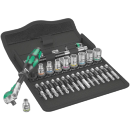Wera 8100 SA 6 Zyklop Speed – Σετ καστάνιας 1/4" με καρυδάκια και μύτε