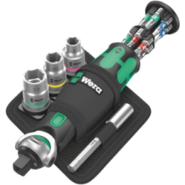 Wera 8009 Zyklop Pocket Set 2 – Σετ καστάνιας τσέπης 3/8" με μύτες και
