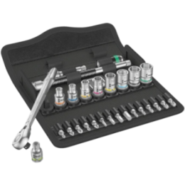 Wera 8100 SA 8 Zyklop Metal – Σετ καστάνιας 1/4" με μοχλό αλλαγής φορά