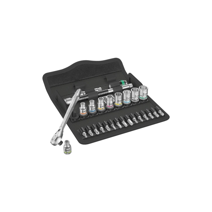 Wera 8100 SA 8 Zyklop Metal – Σετ καστάνιας 1/4" με μοχλό αλλαγής φορά