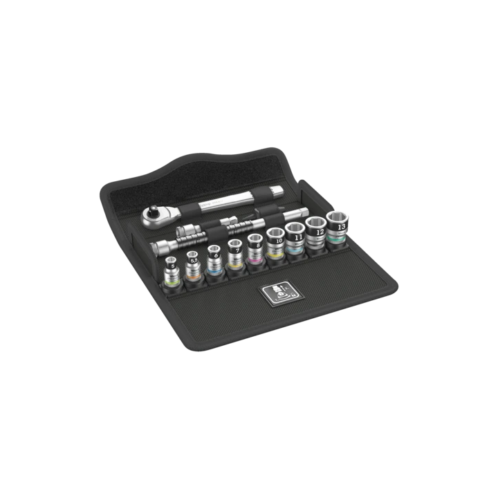 Wera 8100 SA 12 HF Zyklop Metal – Σετ καστάνιας 1/4" με καρυδάκια με λ