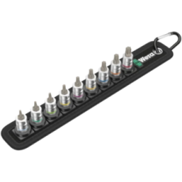 Wera Belt A 3 TORX HF Zyklop – Σετ καρυδάκια-μύτες TORX 1/4" με λειτου
