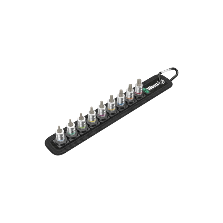 Wera Belt A 3 TORX HF Zyklop – Σετ καρυδάκια-μύτες TORX 1/4" με λειτου