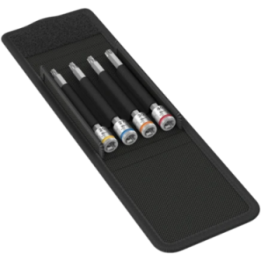 Wera 8767 A TORX HF 1 Zyklop – Σετ καρυδάκια-μύτες TORX 1/4" με λειτου