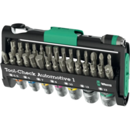 Wera Tool-Check Automotive 1 – Σετ καστάνιας μυτών με μύτες και καρυδά