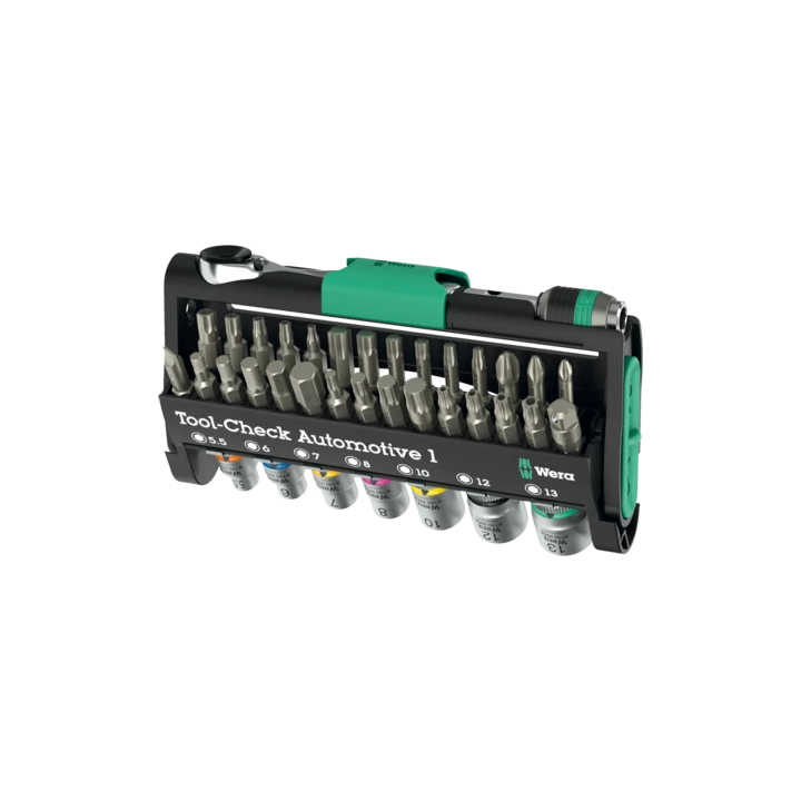 Wera Tool-Check Automotive 1 – Σετ καστάνιας μυτών με μύτες και καρυδά
