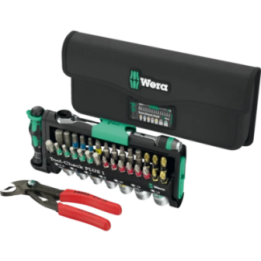 Wera Tool-Check Combi 1 – Σετ καστάνιας μυτών με μύτες, καρυδάκια και