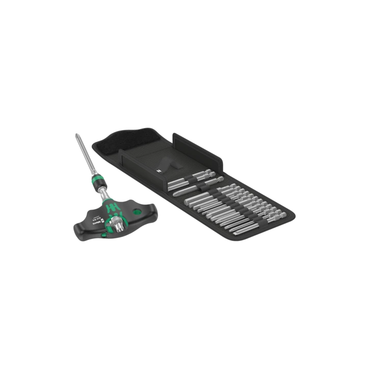 Wera Kraftform Kompakt 400 RA Set 1 – Σετ μυτοκράτη λαβής Τ με καστάνι