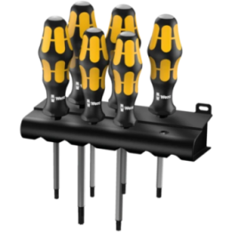 Wera 977/6 TORX – Σετ κατσαβιδιών-σκαρπέλων TORX Kraftform με βάση 6 τ