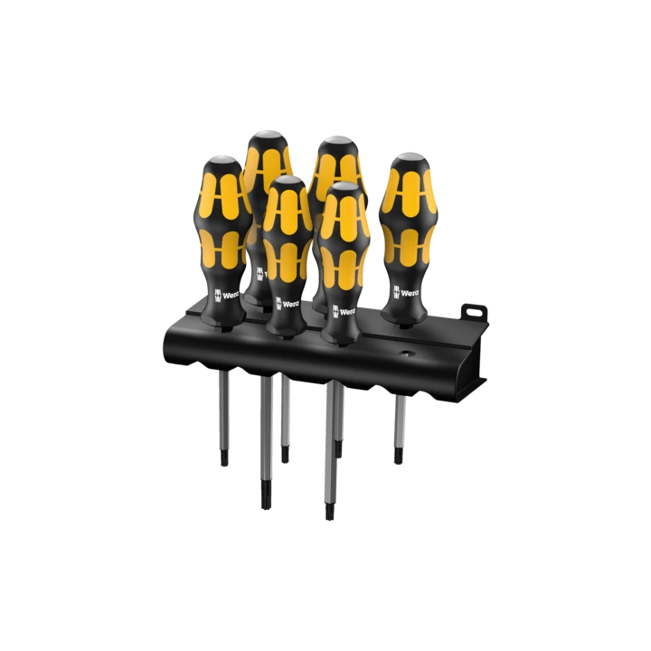 Wera 977/6 TORX – Σετ κατσαβιδιών-σκαρπέλων TORX Kraftform με βάση 6 τ