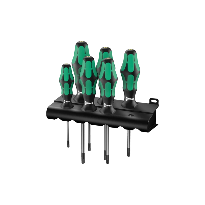 Wera 367/6 TORX BO Kraftform – Σετ κατσαβιδιών TORX ασφαλείας με βάση