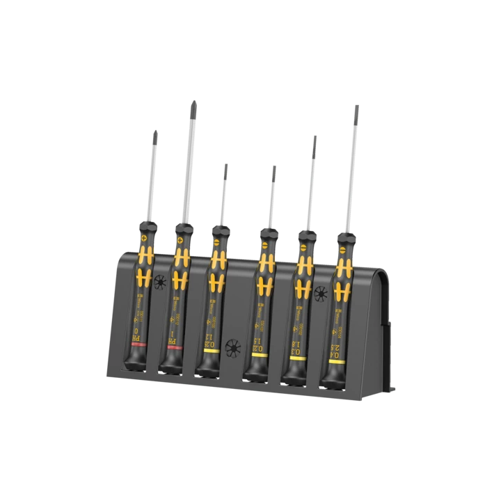 Wera 1578 A/6 ESD – Σετ κατσαβιδιών ακριβείας ESD Kraftform Micro με β