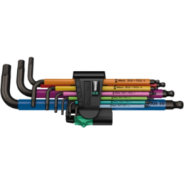 Wera 950/9 Hex-Plus Multicolour 1 – Σετ κλειδιών άλεν μετρικά BlackLas