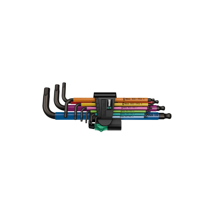 Wera 950/9 Hex-Plus Multicolour 1 – Σετ κλειδιών άλεν μετρικά BlackLas