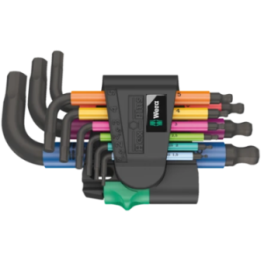 Wera 950/9 Hex-Plus Multicolour 2 – Σετ κοντών κλειδιών άλεν μετρικά B