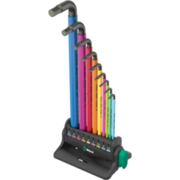 Wera 950/9 Hex-Plus Multicolour 3 – Σετ κλειδιών άλεν με βάση και μαγν