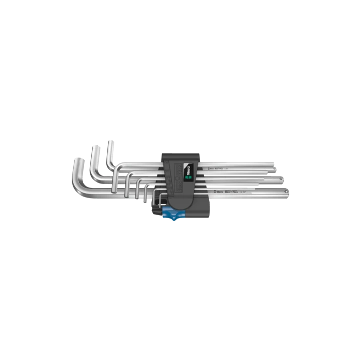 Wera 950/9 L Hex-Plus HF 1 – Σετ κλειδιών άλεν επιχρωμιωμένα με λειτου