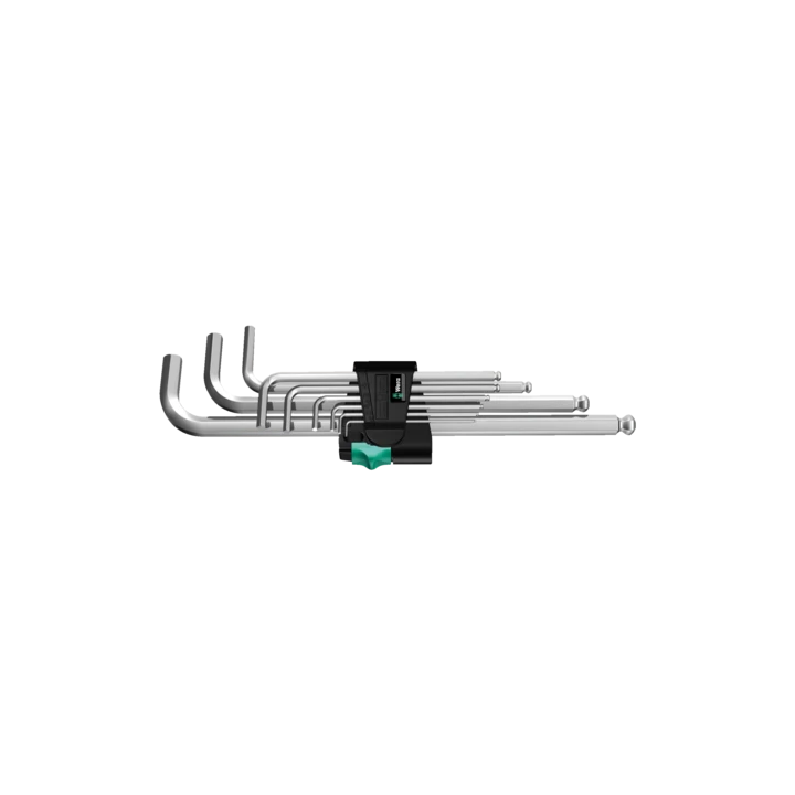 Wera 950/9 Hex-Plus 1 – Σετ κλειδιών άλεν επιχρωμιωμένα μετρικά 9 τεμ.