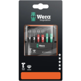 Wera Bit-Check 6 Impaktor 1 SB – Σετ μύτες Impaktor 50 mm για παλμικά
