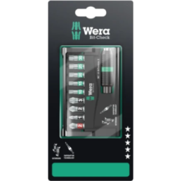 Wera Bit-Check 10 BiTorsion 3 SB – Σετ μύτες BiTorsion με αντάπτορα 10