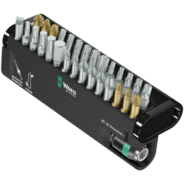 Wera Bit-Check 30 Universal 1 – Σετ μύτες με αντάπτορα Rapidaptor 30 τ