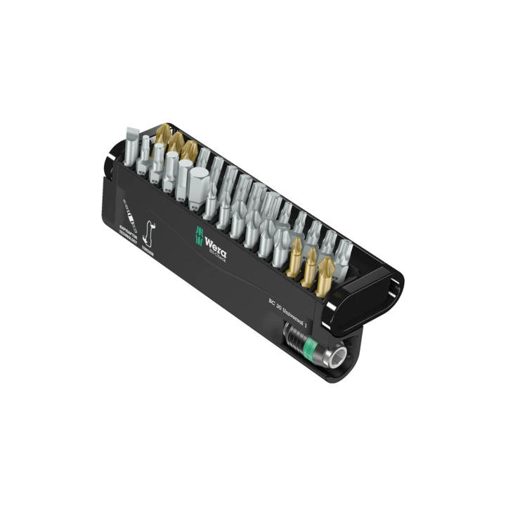 Wera Bit-Check 30 Universal 1 – Σετ μύτες με αντάπτορα Rapidaptor 30 τ