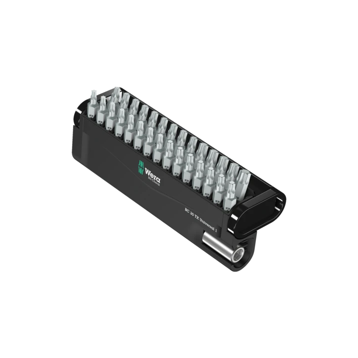 Wera Bit-Check 30 TX Universal 1 – Σετ μύτες TORX με αντάπτορα 30 τεμ.