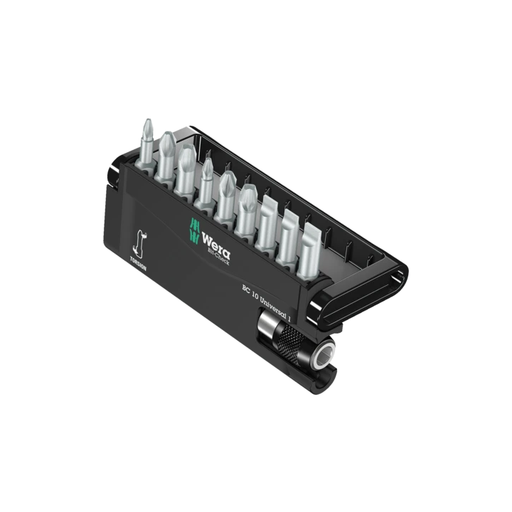 Wera Bit-Check 10 Universal 1 – Σετ μύτες με μαγνητικό αντάπτορα 10 τε