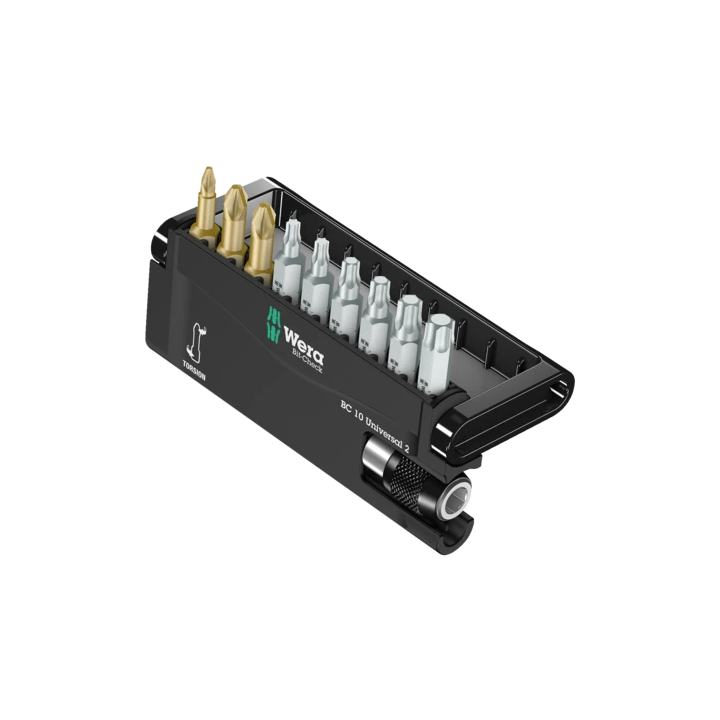 Wera Bit-Check 10 Universal 2 – Σετ μύτες PZ/TORX με μαγνητικό αντάπτο